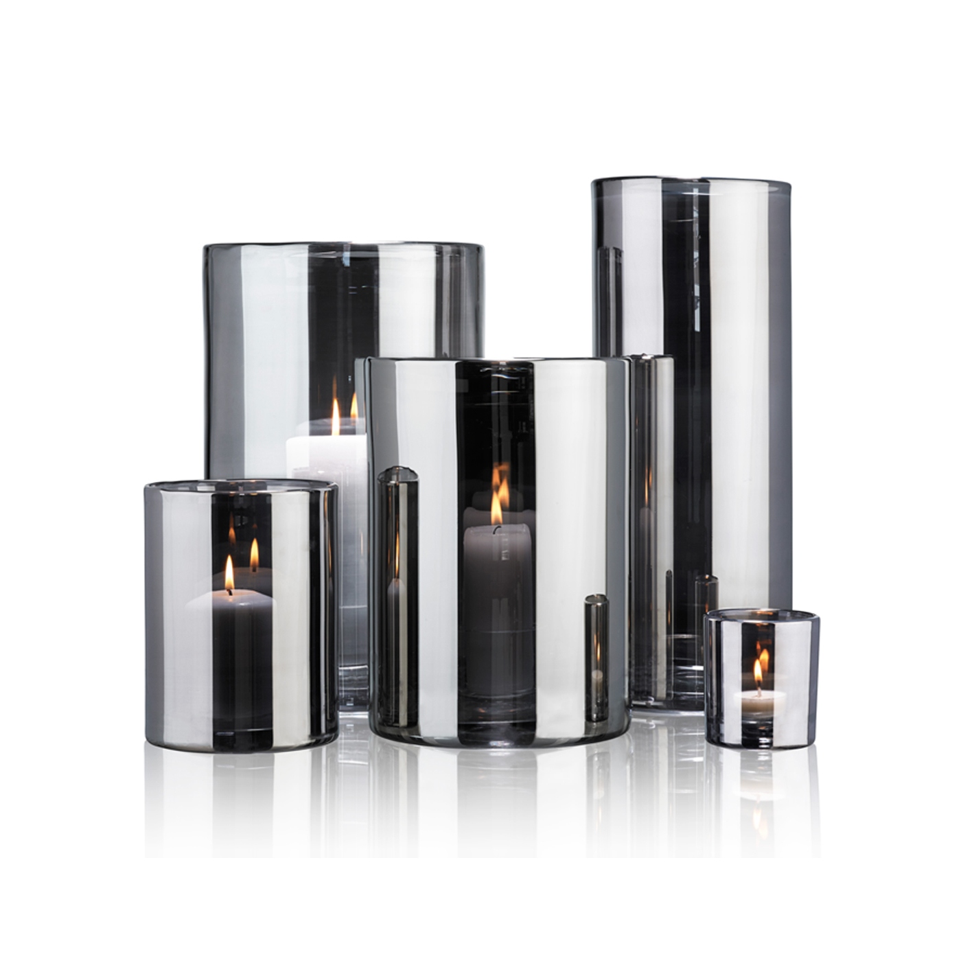 Skogsberg & Smart Hurricane Lamp Silver