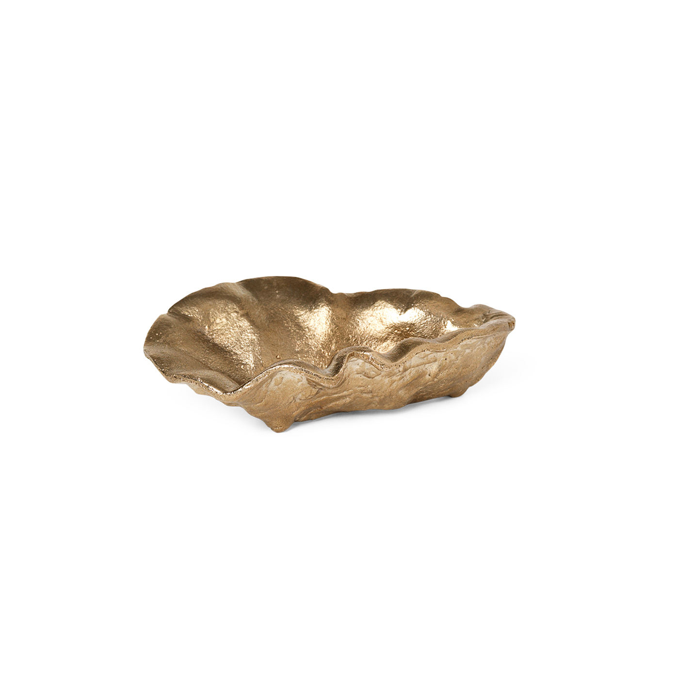 Ferm Living Oyster Bowl Brass