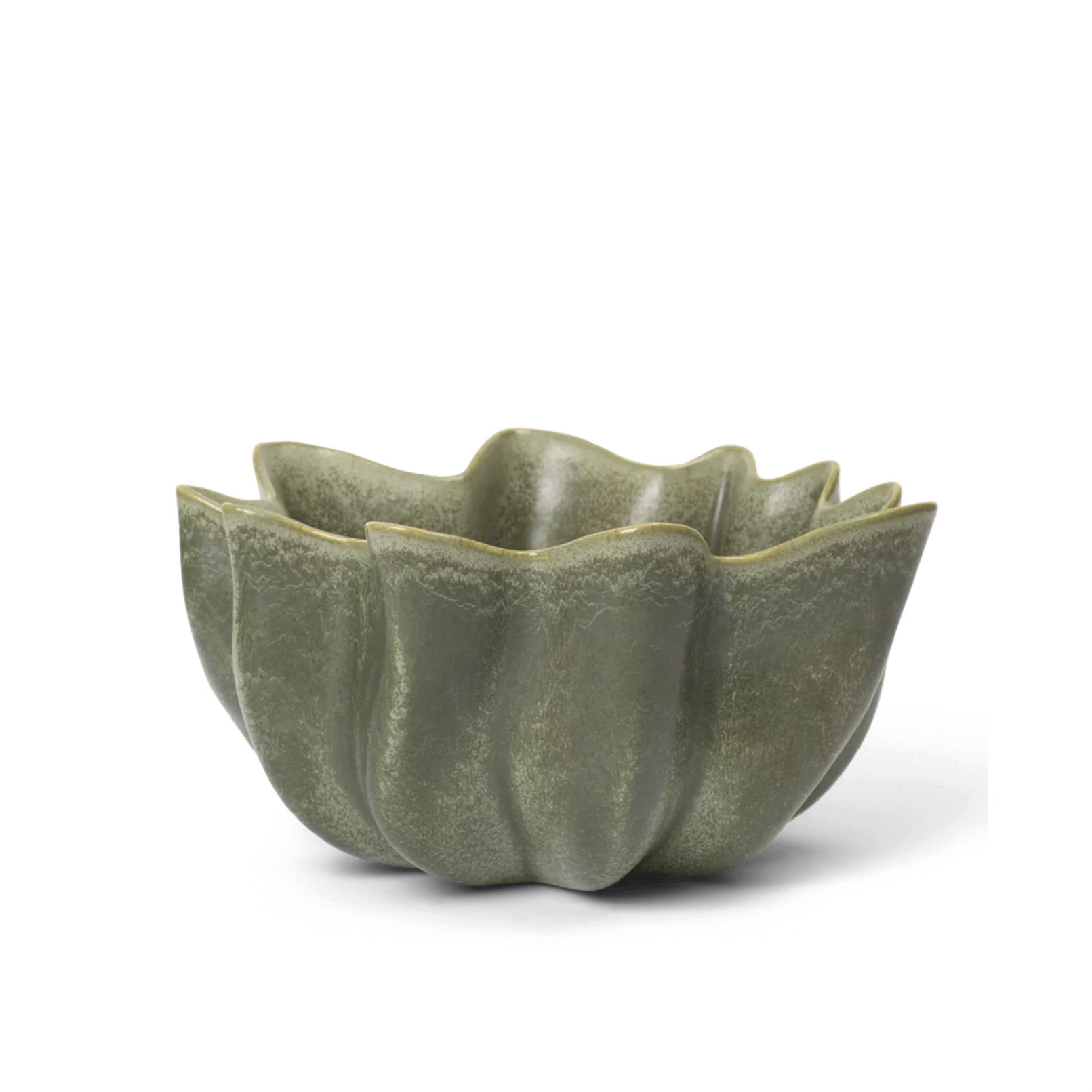 Ferm Living Nium Bowl Dark Sage