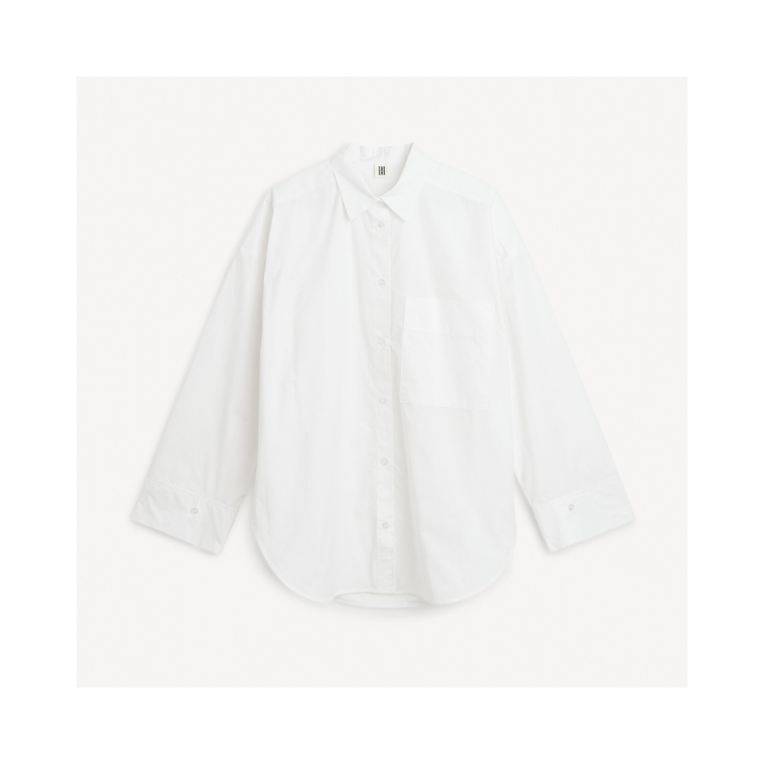 BY MALENE BIRGER Derris organic cotton shirt white
