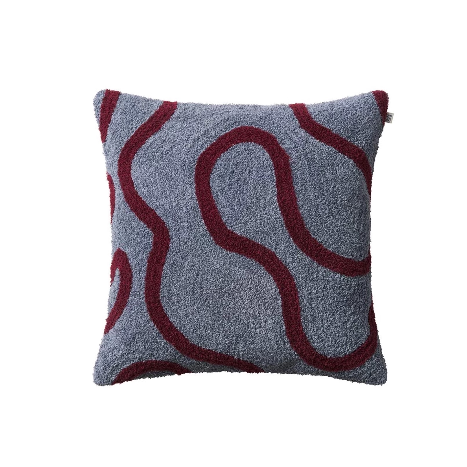 Chhatwal & Jonsson Kuddfodral i Bouclé Swati Dusty Blue/Ruby