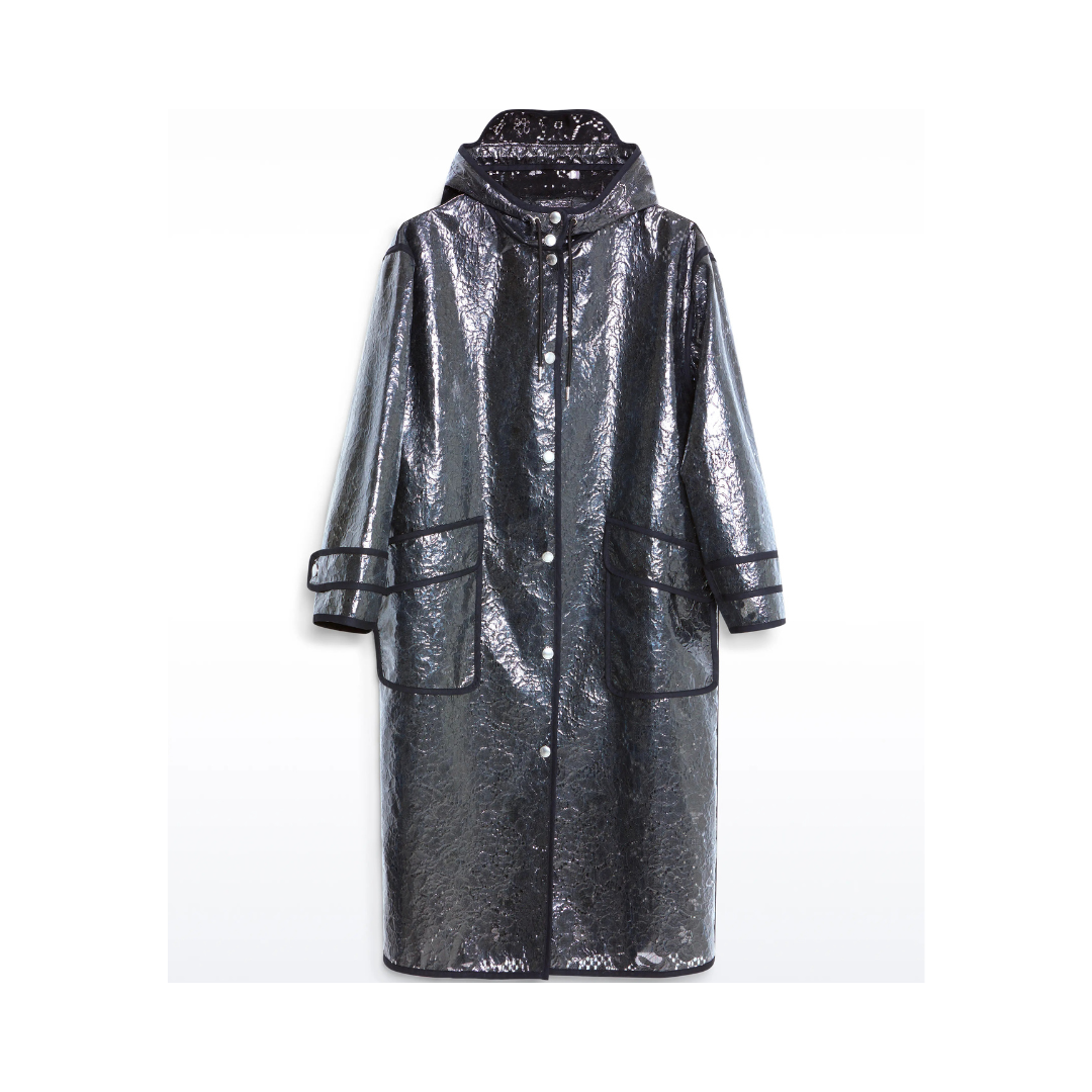 STAND STUDIO True Raincoat Faux Leather Lace
