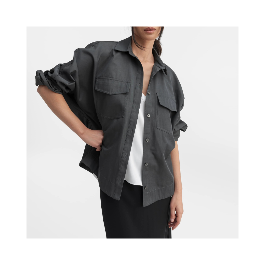 Ahlvar Gallery Kaia over shirt Dark Grey