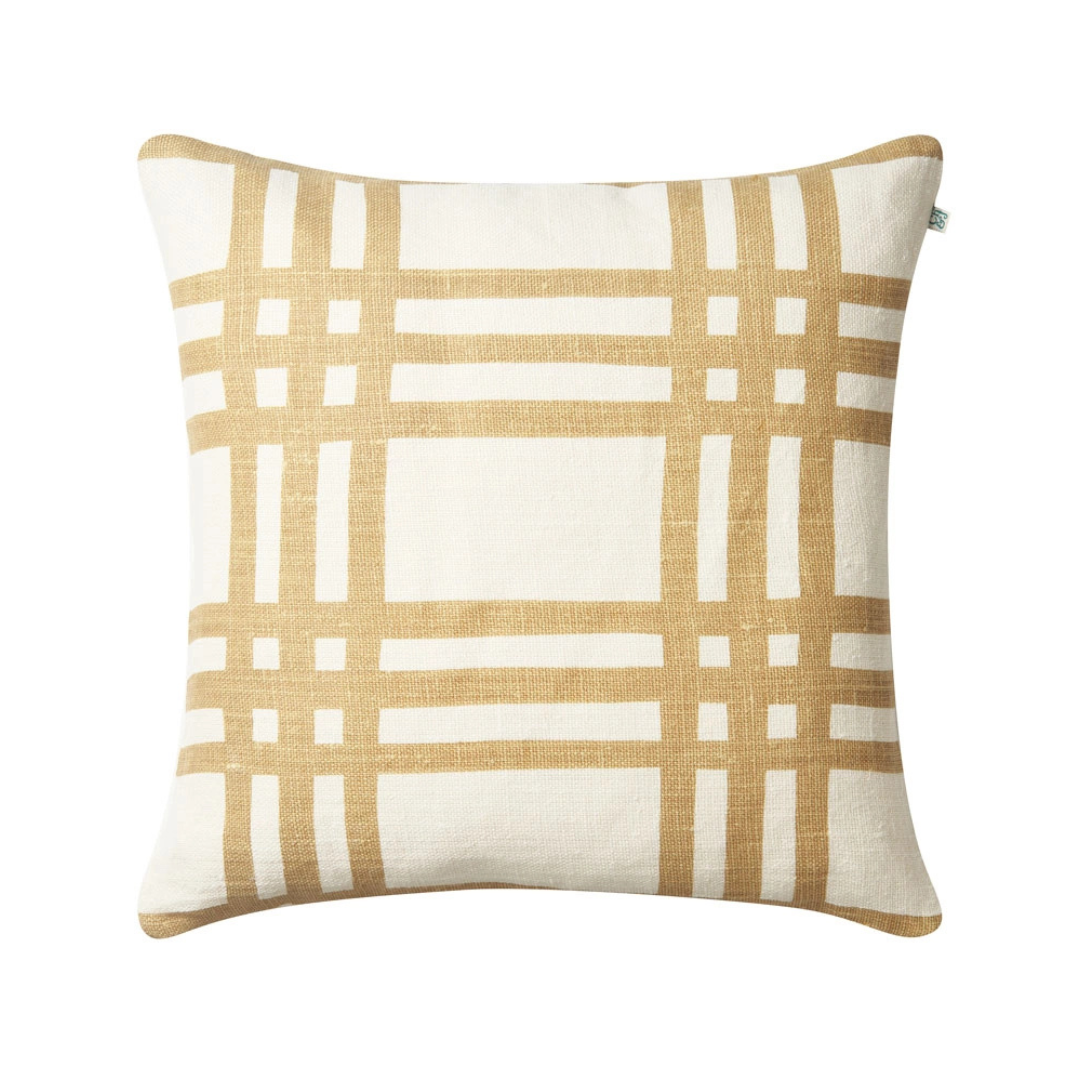 Chhatwal & Jonsson Kuddfodral Linne Shimla - Khaki 50 x 50 cm