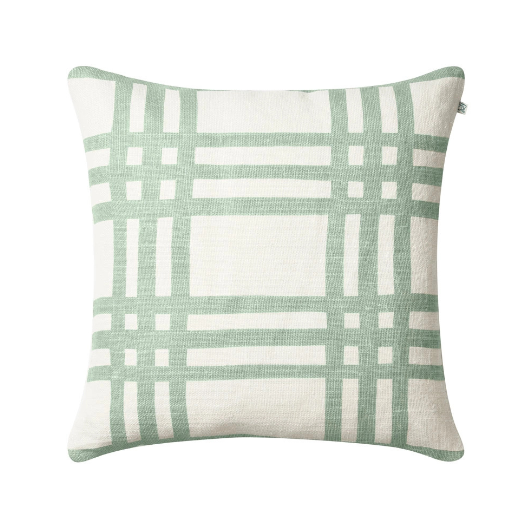 Chhatwal & Jonsson Kuddfodral Linne Shimla - Aqua 50 x 50 cm