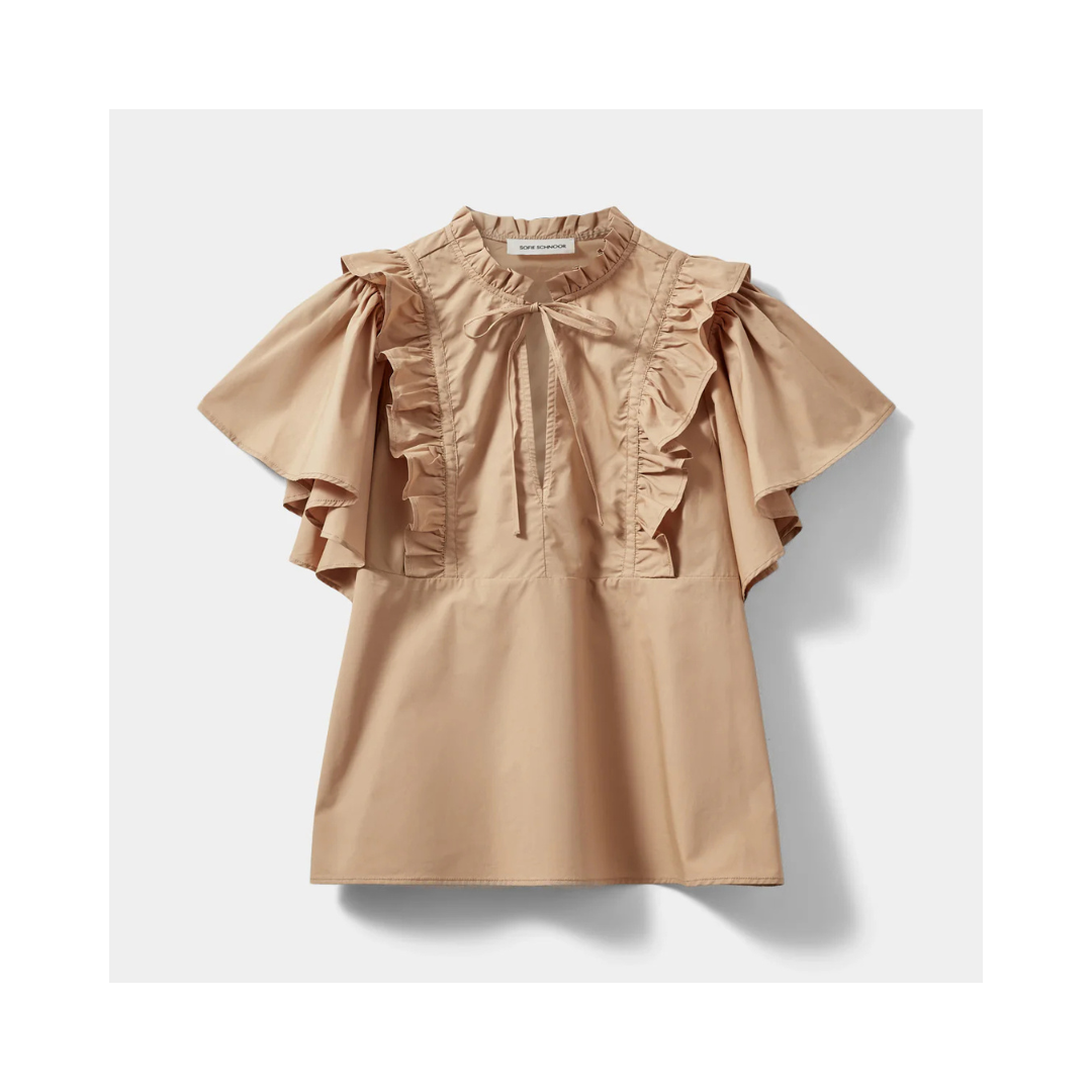 SOFIE SCHNOOR Merlysw blouse camel