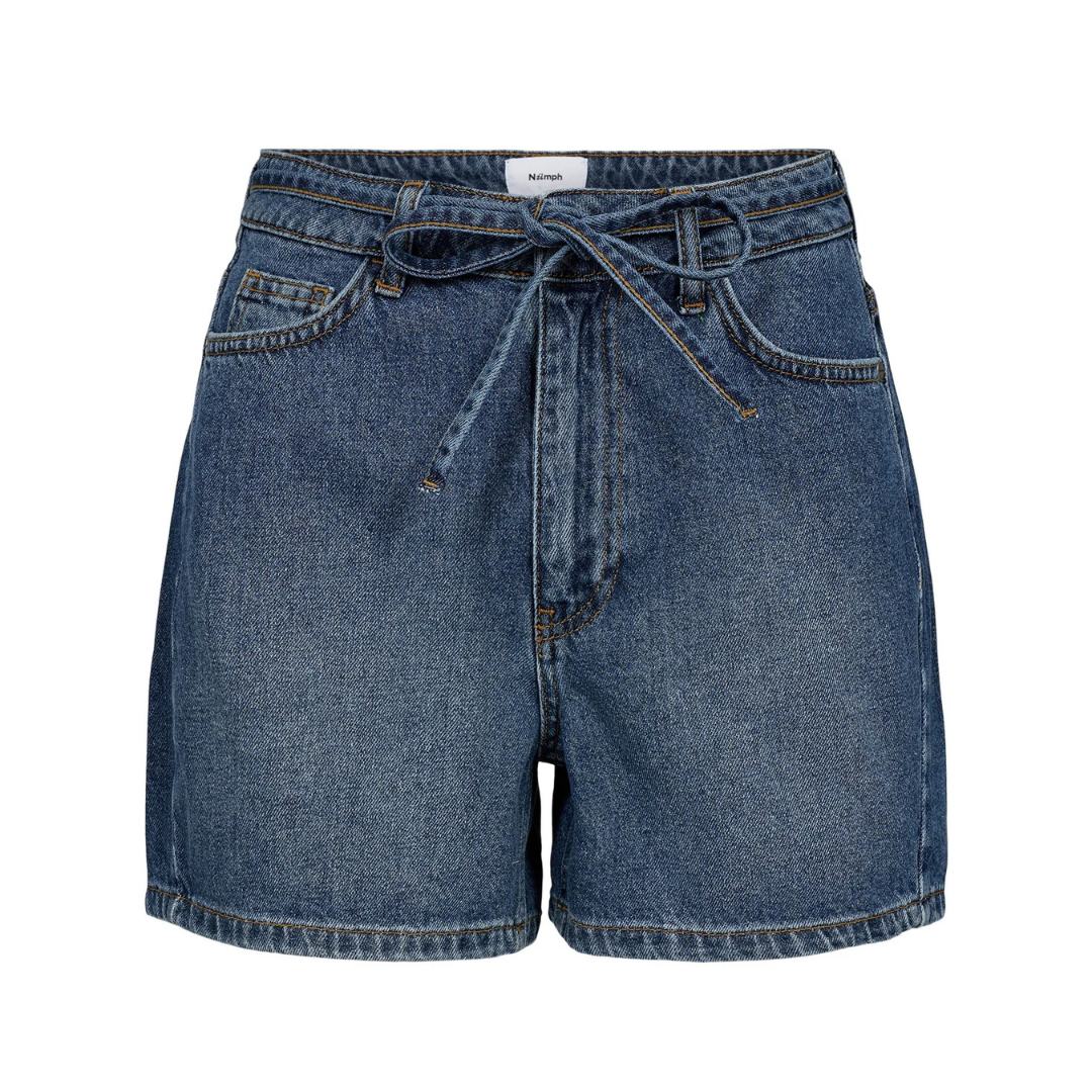 NUMPH Nutokyo Shorts Medium Blue Denim