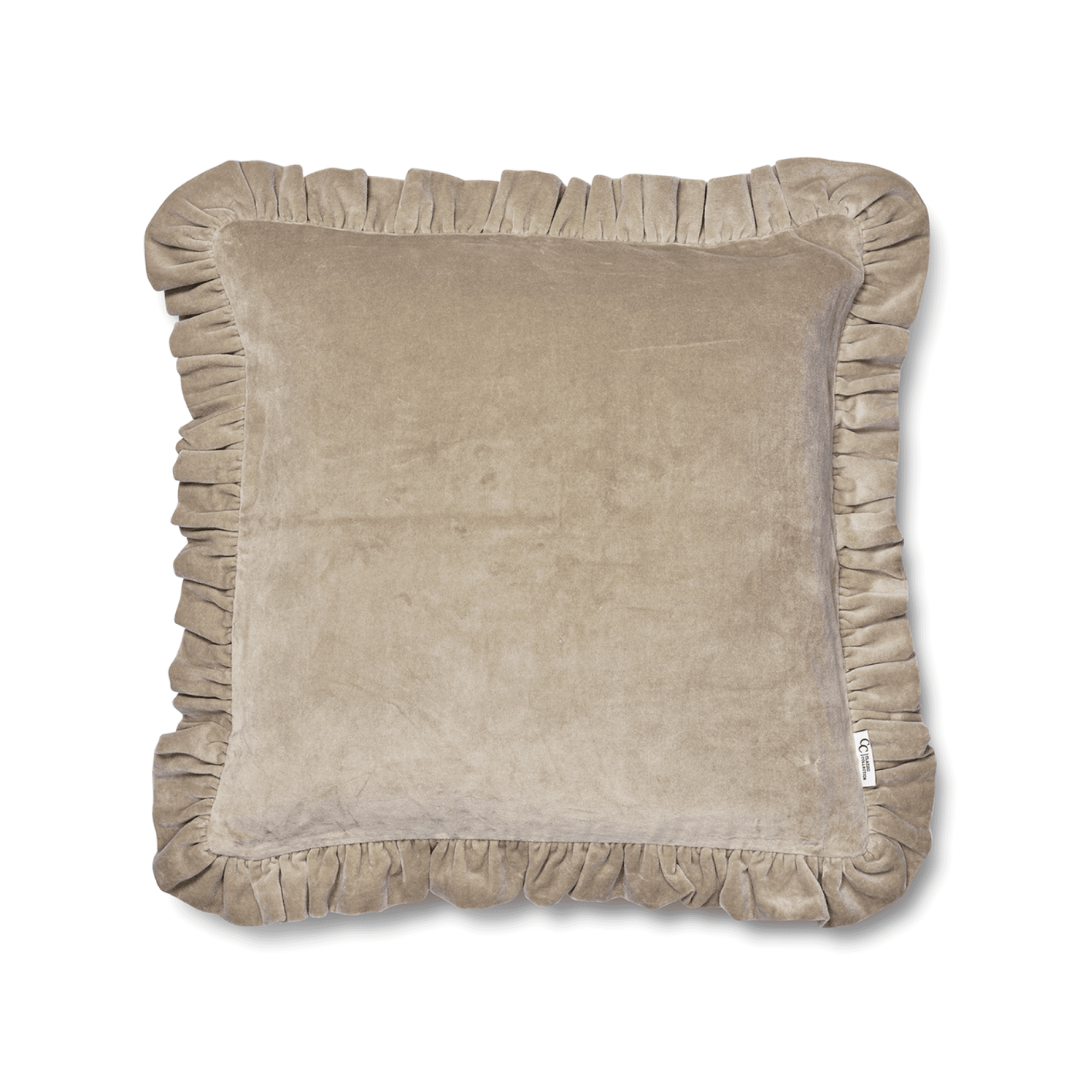 Classic Collection Kuddfodral Frilled Beige