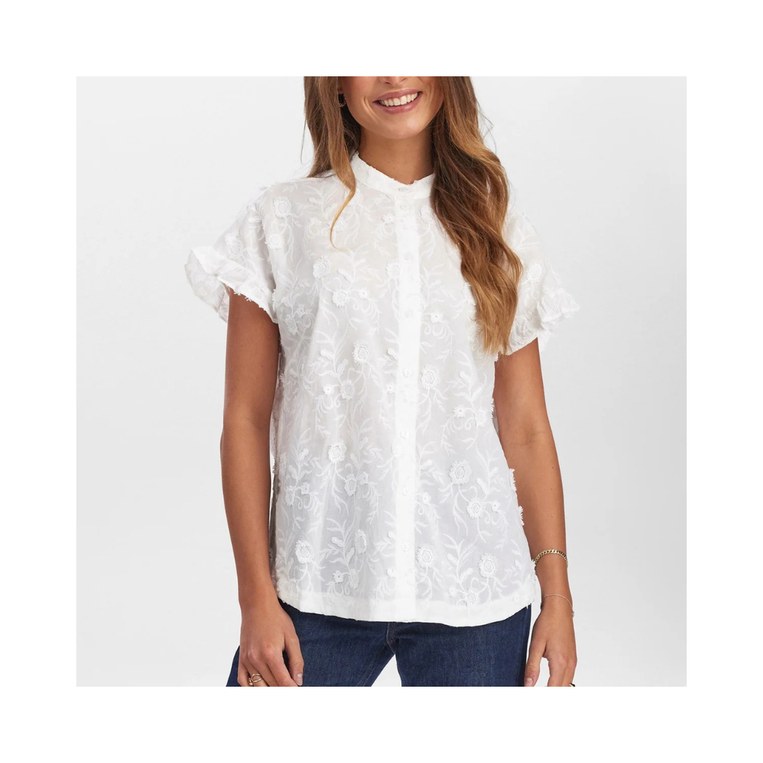 NUMPH Nugisella Shirt Bright White