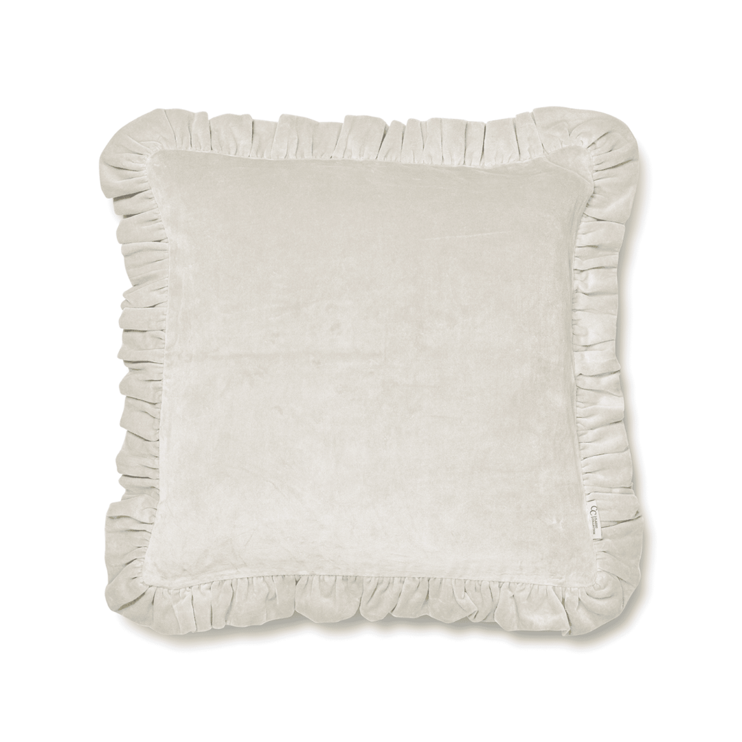 Classic Collection Kuddfodral Frilled Off White
