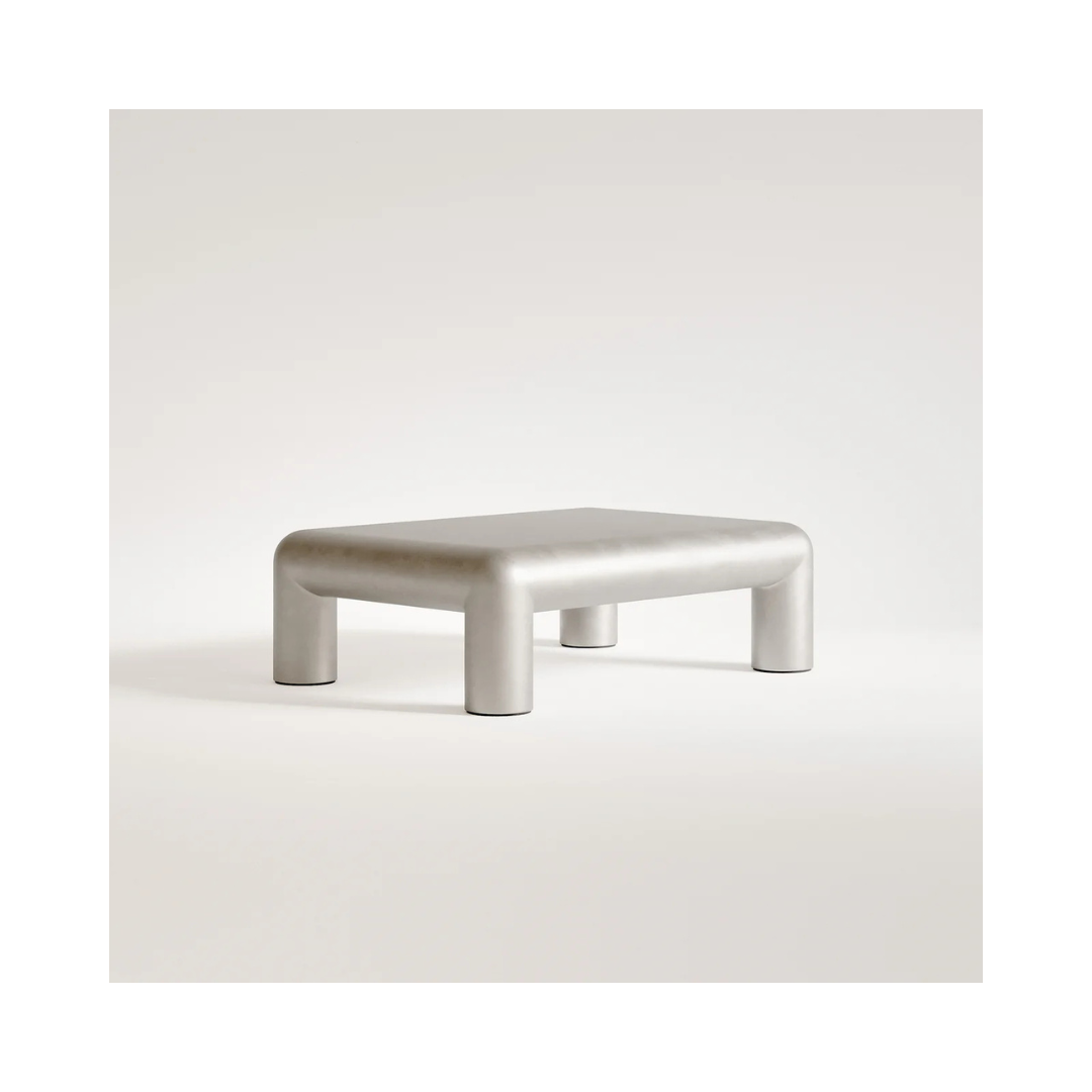 Formarkivet Cubio Coffee Table Aluminium