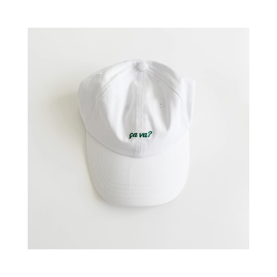 LESCARF Cap Ca-Va White