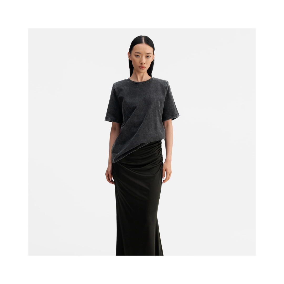 Ahlvar Gallery Okaya Tee Washed Black